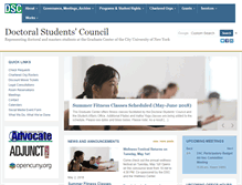 Tablet Screenshot of cunydsc.org